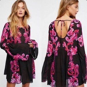 Free People Symphony Mini Dress Tunic Medium